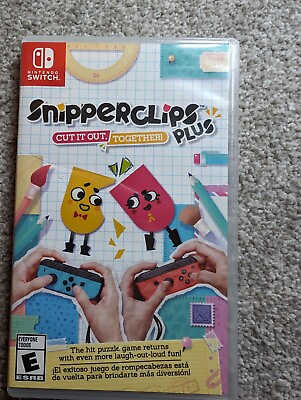 #ad Snipperclips Plus: Cut It Out Together Nintendo Switch Snipper Clip In Case