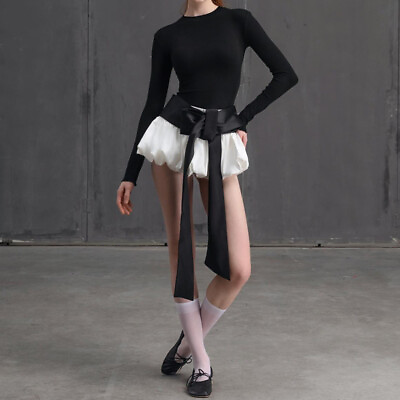 #ad Stylish New Women Bandage Long Sleeves Bodycon Club Mini Dress 2pcs Party