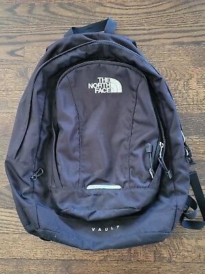 #ad The North Face Vault Backpack TNF Black Pre owned Fast Shipping