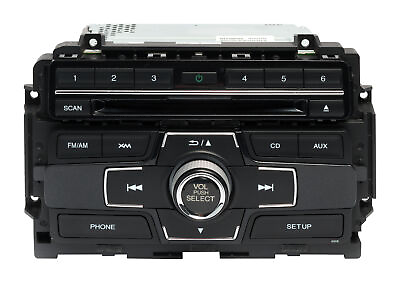 #ad 2013 Honda Civic AM FM Sirius Single Disc CD MP3 Player 39100 TT1 A414 OPT 2XC8