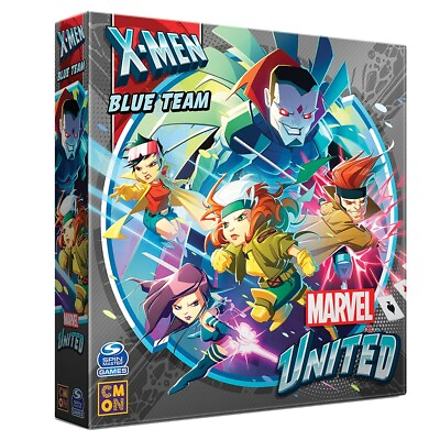 Blue Team X Men Marvel United Board Game CMON NIB PRESALE 12 16 $29.99
