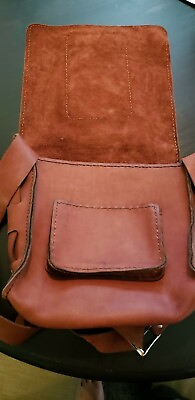#ad Unisex Leather Satchel Bag