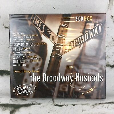 #ad Great Songs from the Broadway Musicals Various Artists CD Sep 2003 3 Discs New