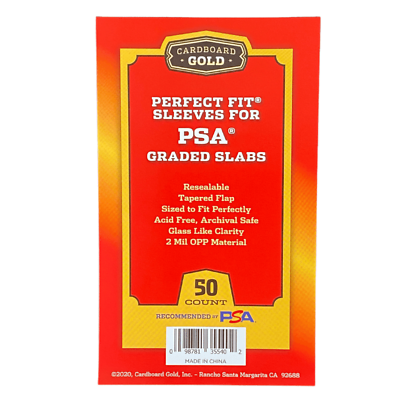 #ad PSA Perfect Fit Sleeves for Graded Slabs PSA Logo 50 100 200 500 1000 Case