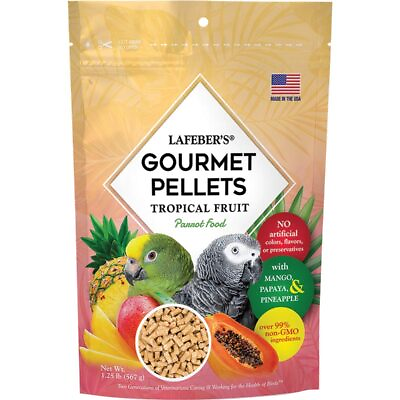 #ad Lafeber Parrot Tropical Fruit Gourmet Pellets 1.25lb Bird Food Parrot Food