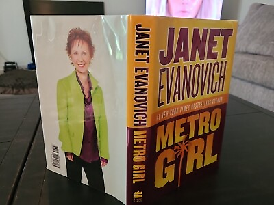 #ad Metro Girl by Janet Evanovich Signed 1stEdition Hardcover