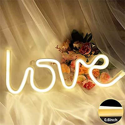 #ad Nordstylee Neon Love Light Signs Led Love Night Lights Decor Lights for Kid#x27;s