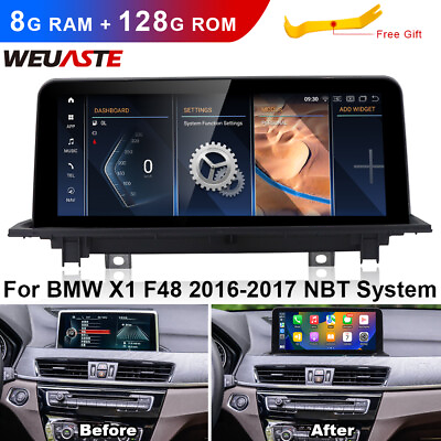 #ad #ad 12.3quot; Car Car GPSplay Radio Stereo 8GB128GB For BMW X1 F48 2016 2017 NBT System