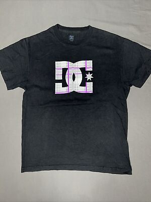 #ad DC T Shirt Size M Black 969