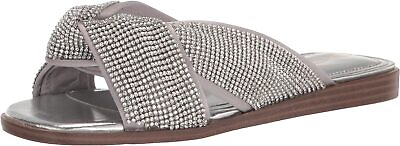 #ad Sam Edelman Women#x27;s Issie Sandals Silver 9.5M