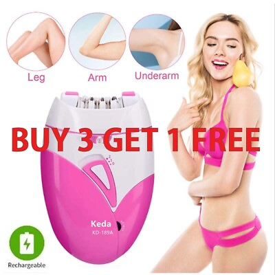 #ad Electric Smooth Glide Epilator Shaver for Women Face Body Facial Hair Removal##