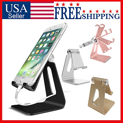 #ad Cell Phone Tablet Switch Stand Aluminum Desk Table Holder Cradle Dock iPhone