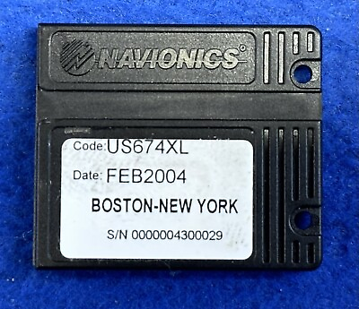 #ad Navionics Classic Navchart Boston New York US674XL For Older Furuno amp; More