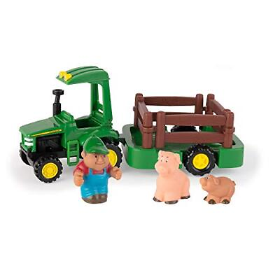 #ad John Deere 1st Farming Fun Hauling Toy Set LP70677
