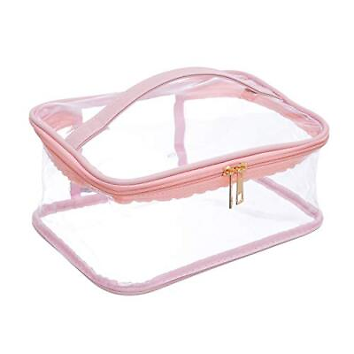 #ad Large Cosmetic Bag for Women Clear See Through Makeup Hair amp; Nail Accessori...