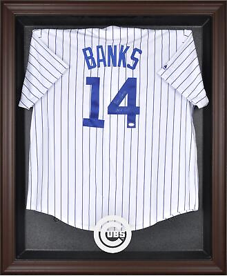 #ad Cubs Brown Framed Logo Jersey Display Case Fanatics Authentic
