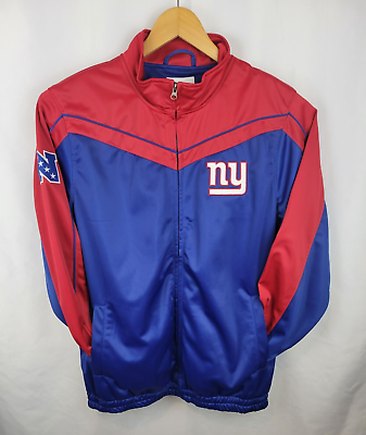 #ad NFL Team Apparel New York Giants Large Full Zip Sweatshirt GIII Carl Banks