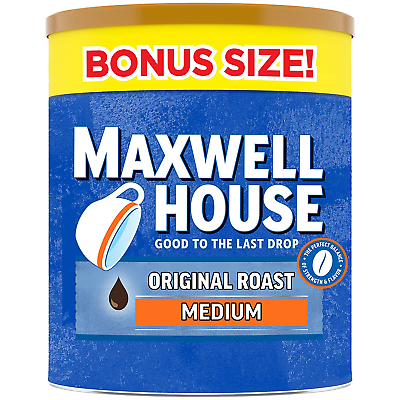 #ad Maxwell House the Original Roast Medium Roast Ground Coffee Bonus Size 36.8 Oz