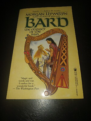 #ad Bard The Odyssey of the Irish by Morgan Llywelyn Original Cover Edition VTG
