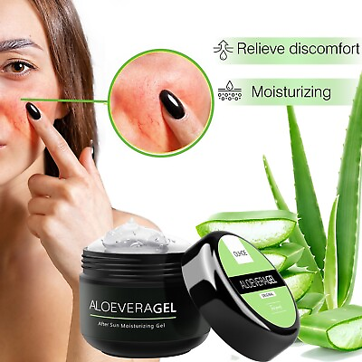 #ad Aloe Vera Gel 100% Pure Organic Soothing Moisturizing Skin Care After Sun Care