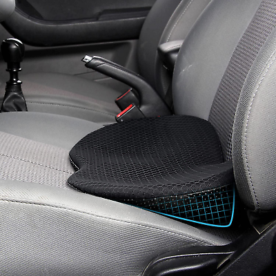 #ad Car Seat Cushion Pad Cover Pillow Lower Back Pain Relief Driving Road Trip Black