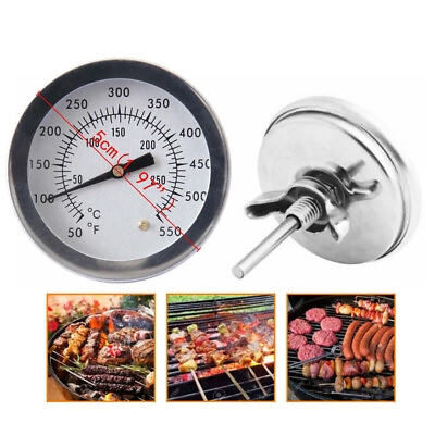 #ad Barbecue Temperature Thermometer Gauge BBQ Grill Smoker Pit Thermostat BBQ Tool