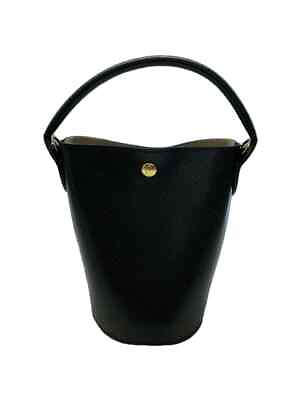 #ad LONGCHAMP bag leather BLK solid color 10213hyz001 epure mini bucket bag