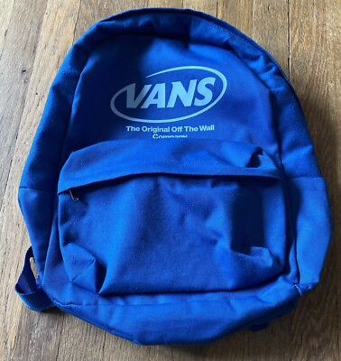 #ad Vans Old Skool II Backpack Blue White School Book Bag Logo Off The Wall