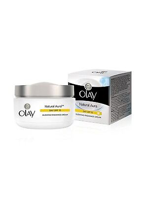#ad Olay Day Cream Natural Aura Glowing Radiance Cream SPF 15 50g