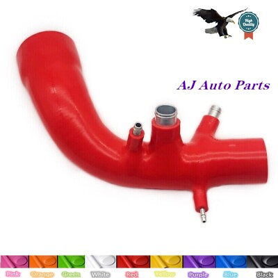 #ad Silicone Hose For Abarth Grande Punto Fiat Linea Mito 1.4L 16V T Jet Red