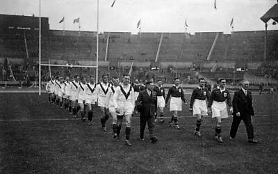 #ad Rugby League Cup Final Castleford 11 v Huddersfield 8 teams Castle 1930s Photo