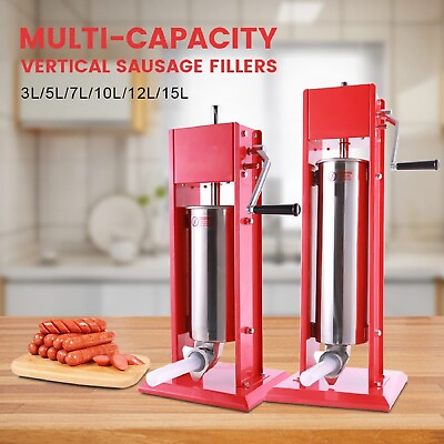 #ad Hakka Sausage Stuffer 2 Speed Meat Filler Commercial Kitchen Food Processing