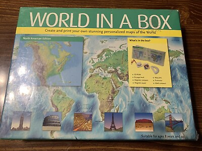 #ad World in a Box Create Your Own Personalized Maps of the World *New*