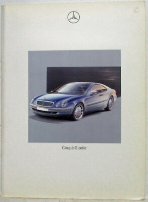 #ad 1993 Mercedes Benz Coupe Studie Media Information Press Kit
