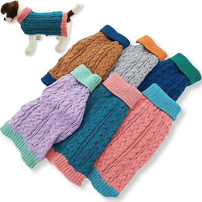 #ad Dog Sweater Knitted Fashion Warm Soft Small Medium Large Pet Cat Puppy XXS XL