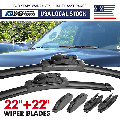 #ad Front OEM Windshield Wiper Blades 22quot;22quot; For Chevrolet Silverado 1500 1999 2023