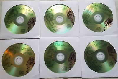 #ad 6 CDG DISCS SET KARAOKE KURRENTS GREEN COVERS LADY GAGAKATY PERRY 2000s pop