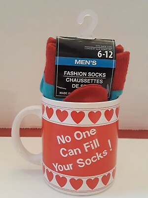 #ad Father#x27;s Day Gift quot;Socks In A Cupquot; Socks amp; Coffee Cup Gift Mug Man#x27;s Gift Sale💞