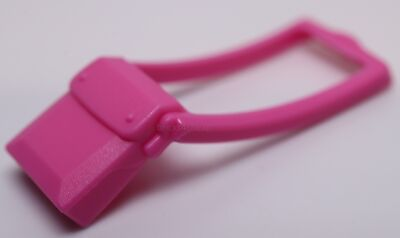 #ad Lego Dark Pink Minifig Utensil Bag Messenger Pouch Sling