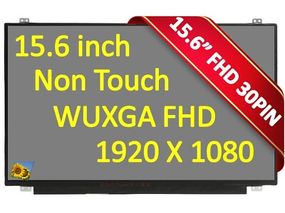 #ad B156HAN01.2 NEW 15.6quot; WUXGA 1920x1080 FHD LCD SCREEN 30PIN EDP Display
