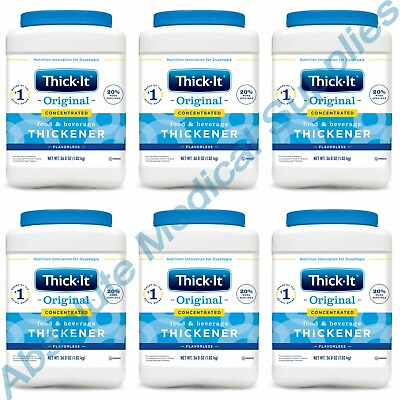 #ad *6 Pack* Thick It Original Concentrated Food amp; Beverage Thickener 36 Ounce J587