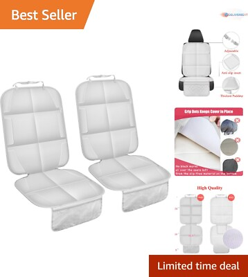 #ad Car Seat Protector: Waterproof Odorless No Imprints Universal Fit 2pcs