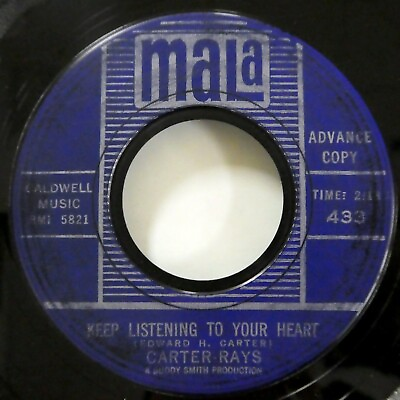 #ad CARTER RAYS 45 Bless You Keep Listening To Your Heart MALA original Sw 209