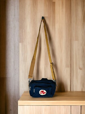 #ad Walt Disney Parks Mickey Mouse Belt Bag Fanny Pack Blue Waist Bag Multi Pockets