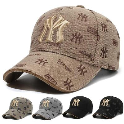#ad New York Ny Yankees Cotton Baseball Men Women Hat Sport Snapback Cap Adjustable