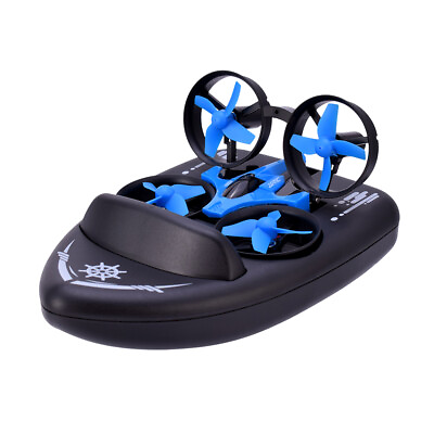 #ad H36F 2.4G Vehicle Drone Boat JJRC 3in1Remote Control Toy With 3D Flips Headless
