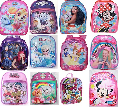 #ad Little Girls Toddler PreK School Backpack Movie Cartoon Book Bag Kids Children