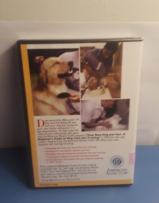 #ad American Kennel Club: Your New Dog and You DVD 2003 AKC New