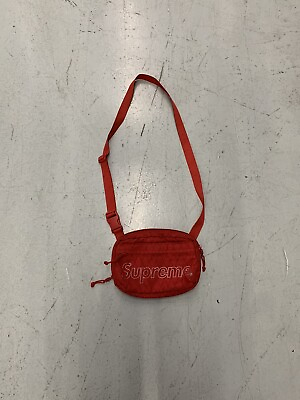 #ad Supreme Shoulder Bag Red FW18 Dimension Polyant Crossbody Pouch Sling Pack