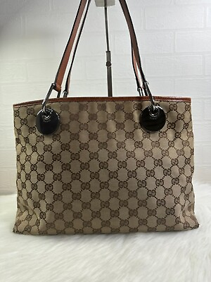 #ad Gucci Shoulder Bag Hand Bag Brown Authen